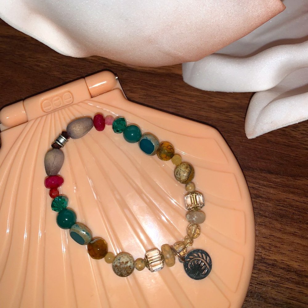 Chavez for Charity Multi Stone Stretch Bracelet